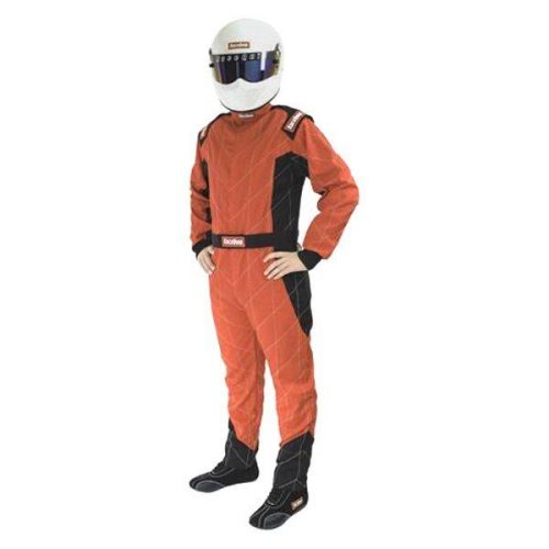 Racequip 130918rqp - chevron-1 series red 3xl single layer racing driver fire