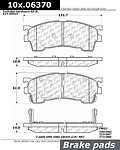 Centric parts 104.06370 front super premium semi metallic pads