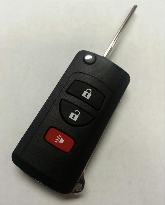 Three buttons switchblade key for nissan altima murano pathfinder titan xterra