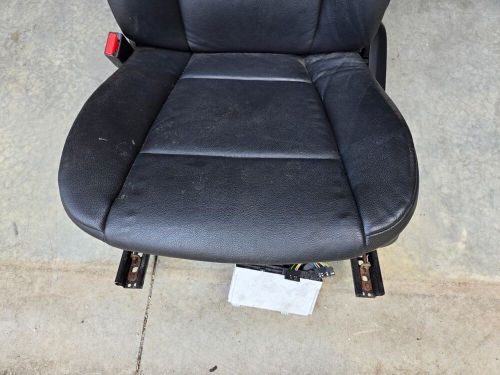 Bmw e70 2011-2013 x5 left driver black powered seat leather oem