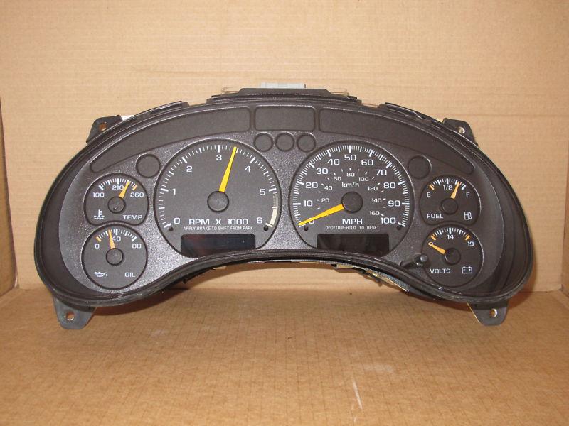 2000 00 chevy s10 truck blazer gmc s15 truck jimmy speedometer cluster 56k