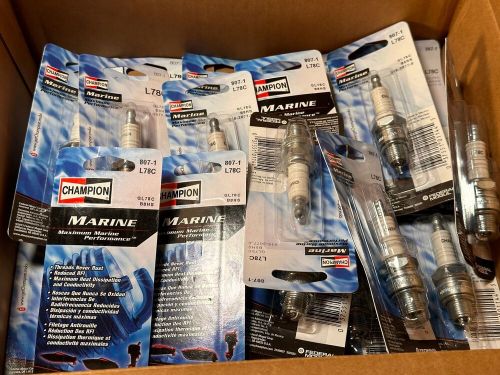 Champion marine spark plugs (lot of 31) l78c 807-1