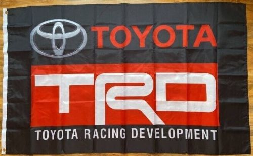 Toyota trd flag banner racing 3x5 ft supra garage sign corolla hilux develop