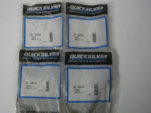 Mercury marine quicksilver mercruiser 10-43749 riser bolt oem pack of 4 each