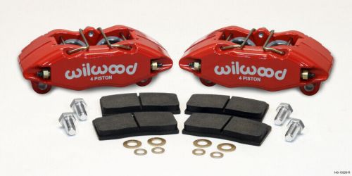 Wilwood dpha front caliper for &amp; pad kit red honda / acura w/ 262mm oe rotor