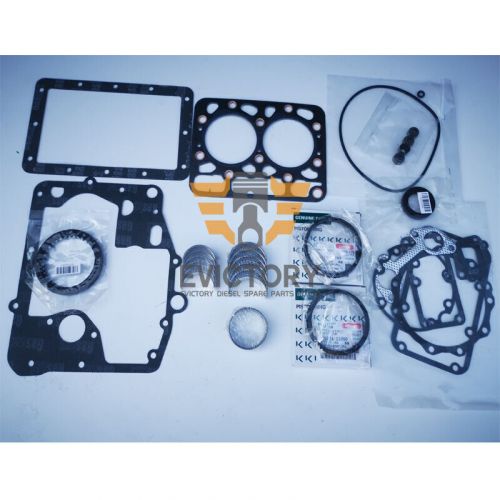 Higher quality rebuild overhaul kit piston ring gasket bearing for kubota zl600