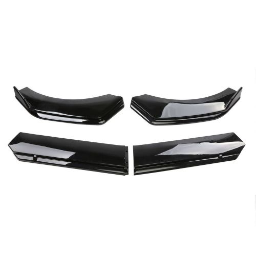 For hyundai sonata glossy black front bumper lower lip splitter spoiler body kit