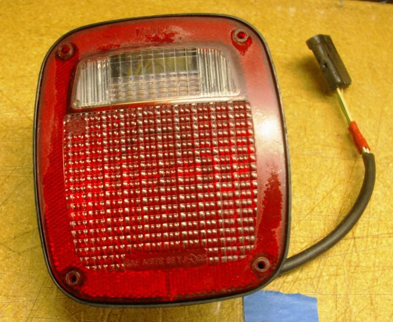 Tail light, passenger side, 81-86 cj