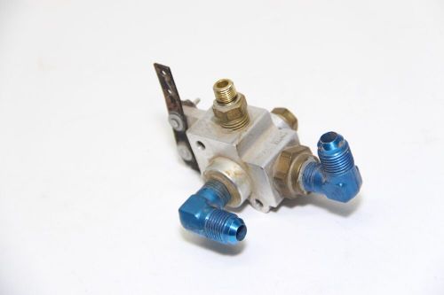 Piper aztec pa-23-250 fuel shut-off valve assembly, p/n: 492-297 / 4600