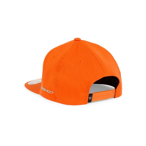 Polaris unisex flatbill cap, orange