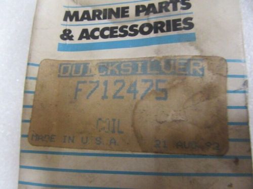 L6 genuine mercury quicksilver f712475 coil oem new factory boat parts