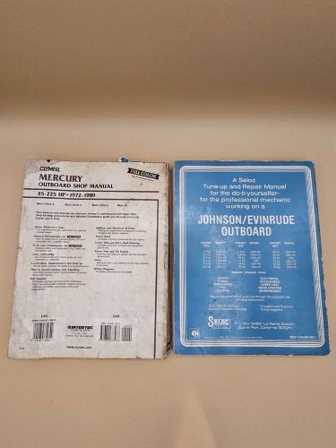 Johnson evenrude 1956-1970 &amp; mercury 1972-1989 repair manual two-pack