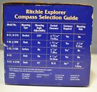 Ritchie explorer marine compass dash mount 3&#034; dia v-57.2