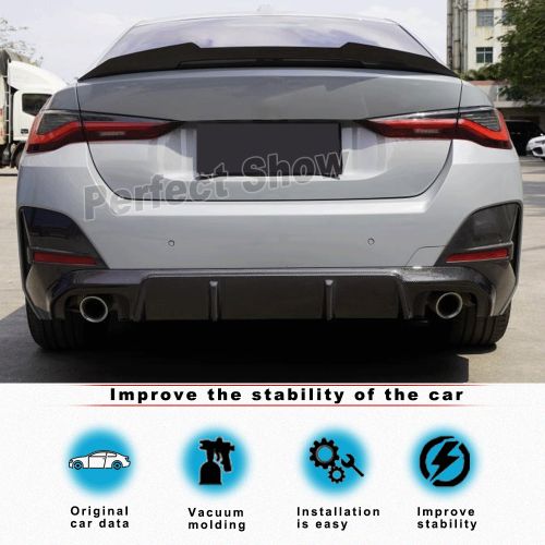 For bmw 4 series g26 m-sport 2021-2023 carbon fiber rear bumper diffuser rear diffuser-