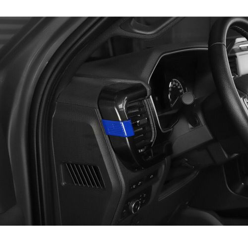 Center console dashboard air vent outlet cover trim for ford f150 2021-2022 blue