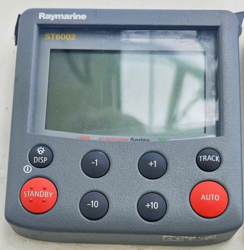 Raymarine bundle: autopilot head st6002  + fluxgate compass +rudder angle sens.