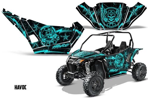 Graphics kit sticker decal wrap for arctic cat wildcat sport havoc mint