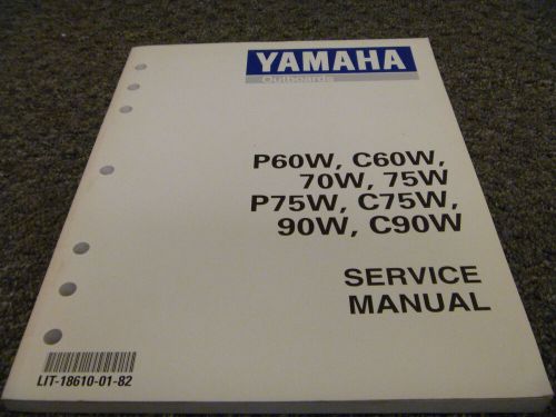 1998 yamaha p60w c60w 70w 75w p75w c75w 90w c90w outboard service repair manual