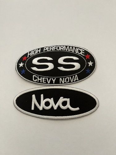 Chevy ss nova sew/iron on patch badge embroidered malibu chevrolet