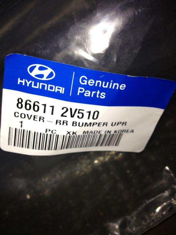 Hyundai veloster 2011-13 rear bumper 866112v510 86611 2v510 geniune oem part