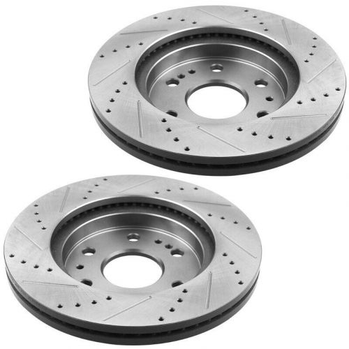 4wd front wheel bearing hub and brake rotor for chevy silverado 1500 tahoe 08-14