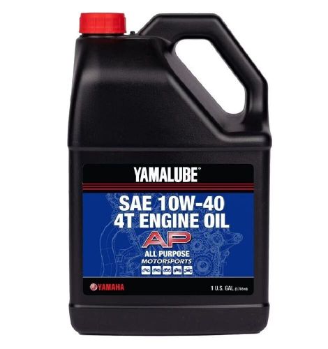 Yamaha yamalube all-purpose mx 4-stroke engine oil 10w40 sae lub-10w40-ap-04