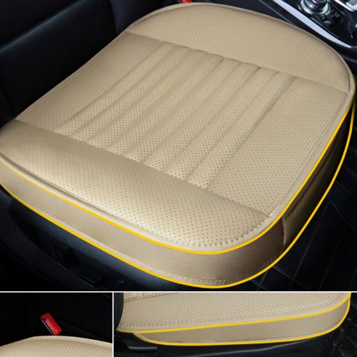 Full surround car front seat cover breathable pu leather pad mat chairhion 2set