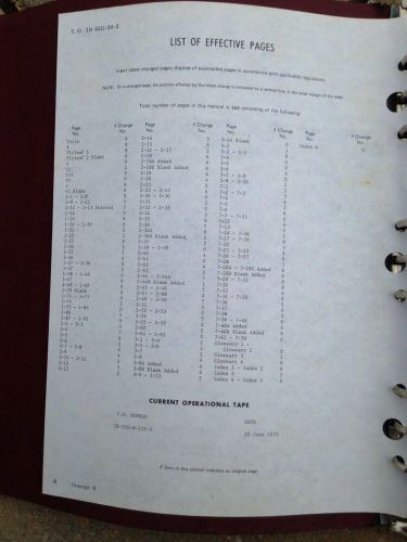 Aircrew weapon delivery technical manual b-52/agm-69a flight manual book 1975