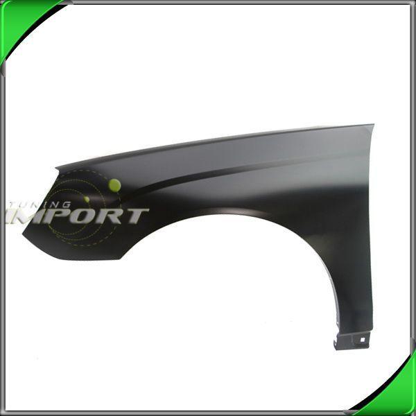 2004-2007 chevrolet malibu left front fender primed black steel replacement lh