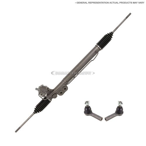 Power steering rack and outer tie rod kit for gmc acadia saturn outlook