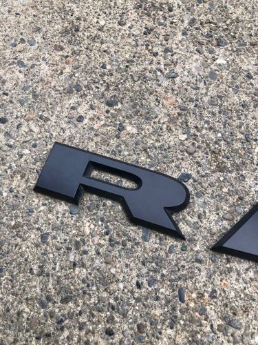 2019-2024 dodge ram 1500 2500 3500 oem front door black emblem logo badge a42390