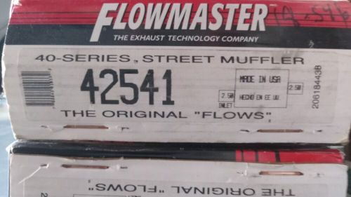 Flowmaster 40 series chambered muffler 40 series - 2.50 offset in / 2.50 center