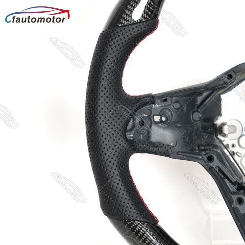 Carbon fiber steering wheel fit vw golf8 mk8 polo jetta tiguan passat 2020+