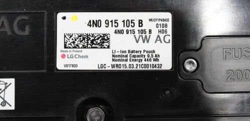 Audi q8 3.0l mild hybrid 48v lithium ion battery pack oem 2019 - 2023