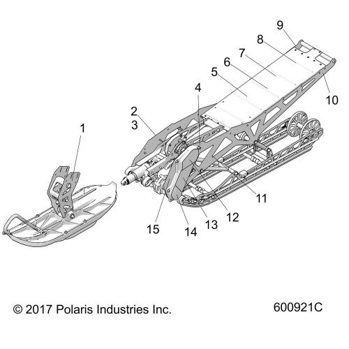 Polaris decal-tnnl sd,&#034;timbersled&#034;,rh [120 le prem], genuine oem part 7188840