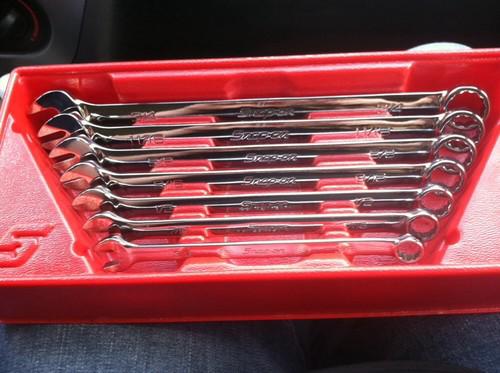 Snapon 7 pc standard wrench set - new