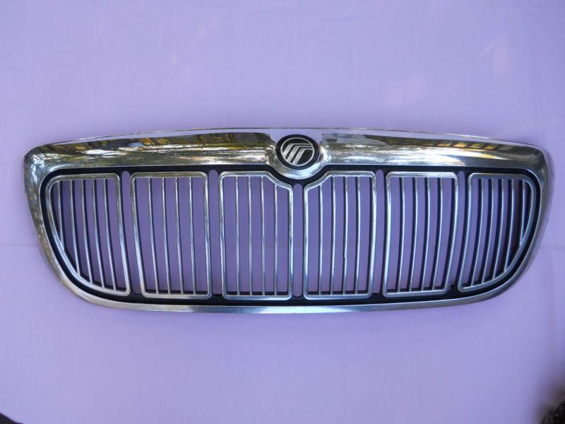 98 99 00 01 02 mercury grand marquis grille grill insert chrome oem (7gr)