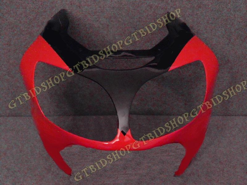 Universal nose fairing for kawasaki zx12r zx-12r ninja ( 2000 - 2001 ) red black