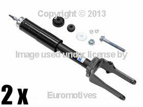 Mercedes w210 4-matic shock absorber front l+r oem (x2 struts) damper cartridge