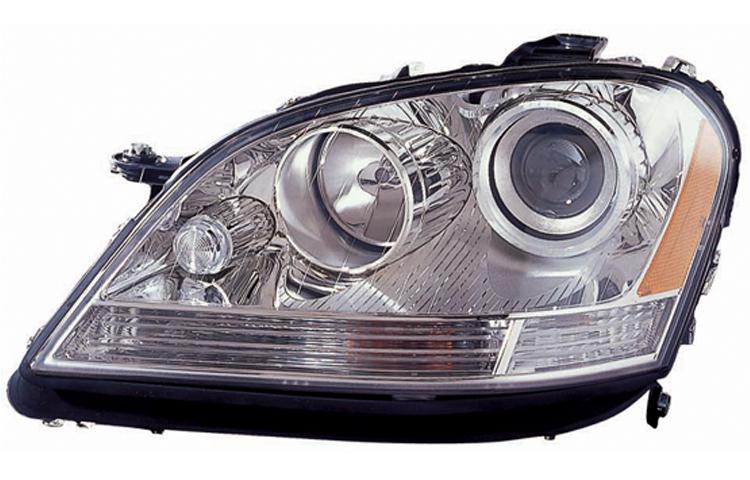 Driver side replacement headlight halogen type 06-07 mercedes benz m class