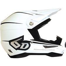 6d atr-1 stealth graphic white matte - small - s - motocross helmet