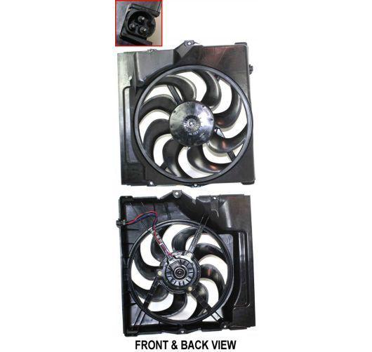 New a/c ac condenser single fan assembly with motor 325 323 328 3 series 318