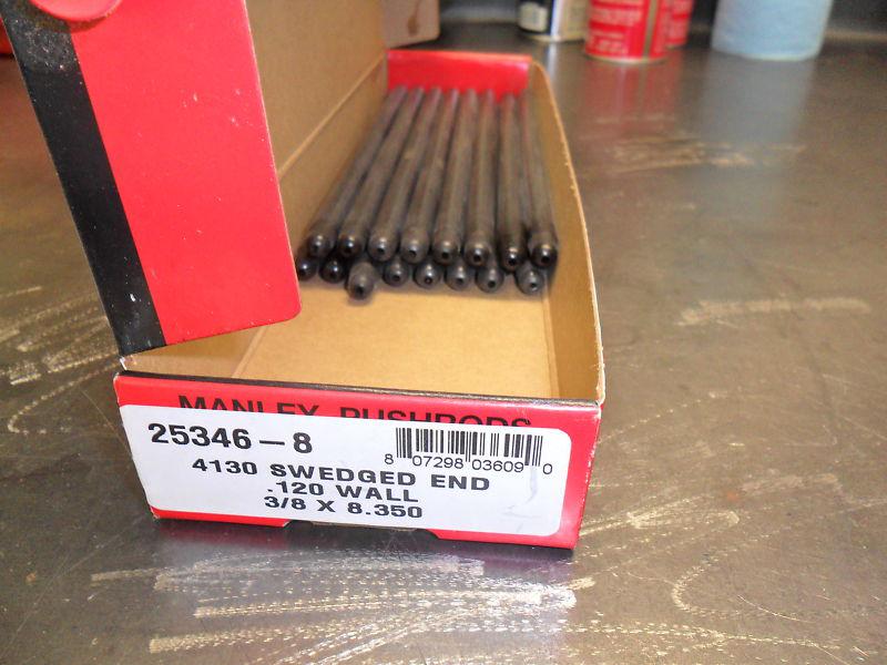 New manley 25346-8 8.350 3/8 pushrods sbc sbf cv comp crane isky lunati 350 351