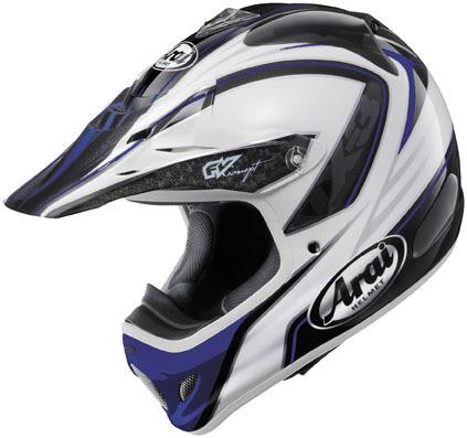 New arai vx-pro-3 offroad/motocross adult helmet, edge blue, large/lg