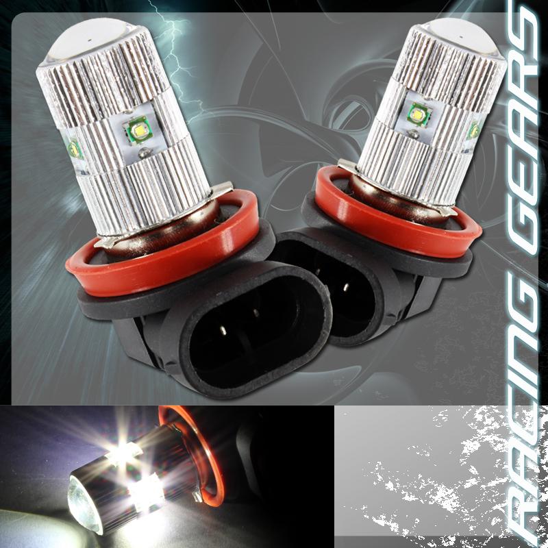 2x mercedes benz cree h11 white 5 led 25w projector low beam fog lights bulbs