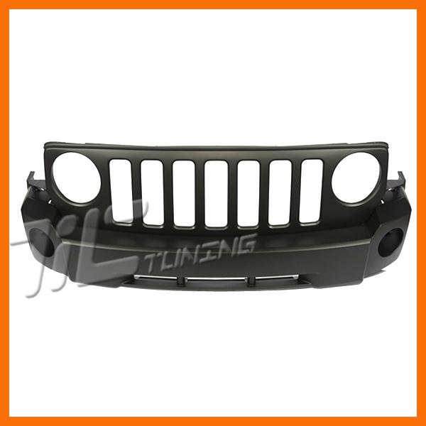 07-10 jeep patriot front bumper primered plastic cover base/north capa certified