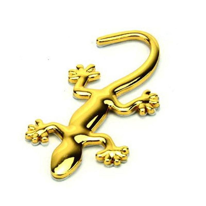 Big promotion 3d golden gecko car decoration conceal cover sticker car sticke