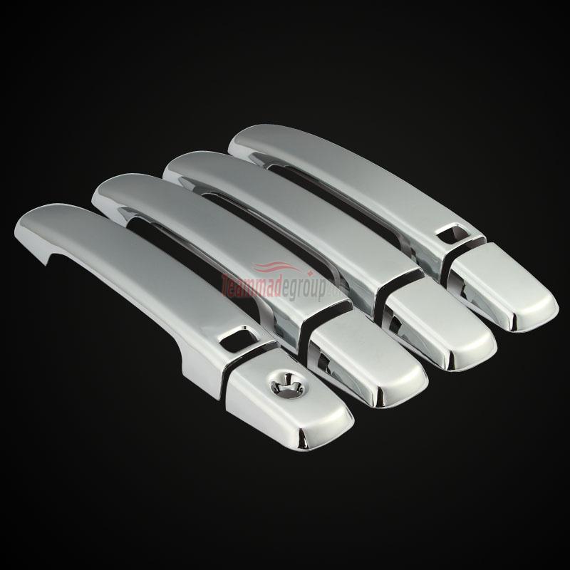 Chrome triple door handle cap cover for nissan altima sentra frontier qashqai