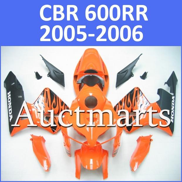 Fit honda 05 06 cbr600rr cbr 600 rr 2005 2006 fairing kit abs plastics b9 d10