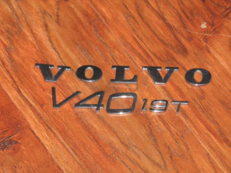 2000 volvo v40 rear emblem logo symbol decal oem